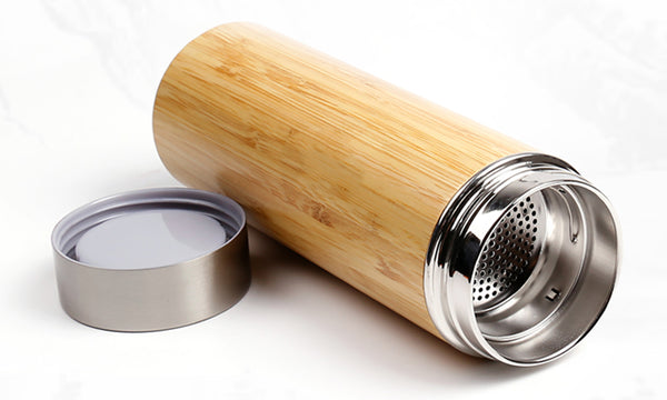 Bamboo Stainless Steel 360mL Bottle