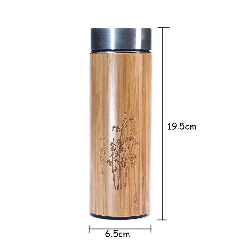 Bamboo Stainless Steel 360mL Bottle